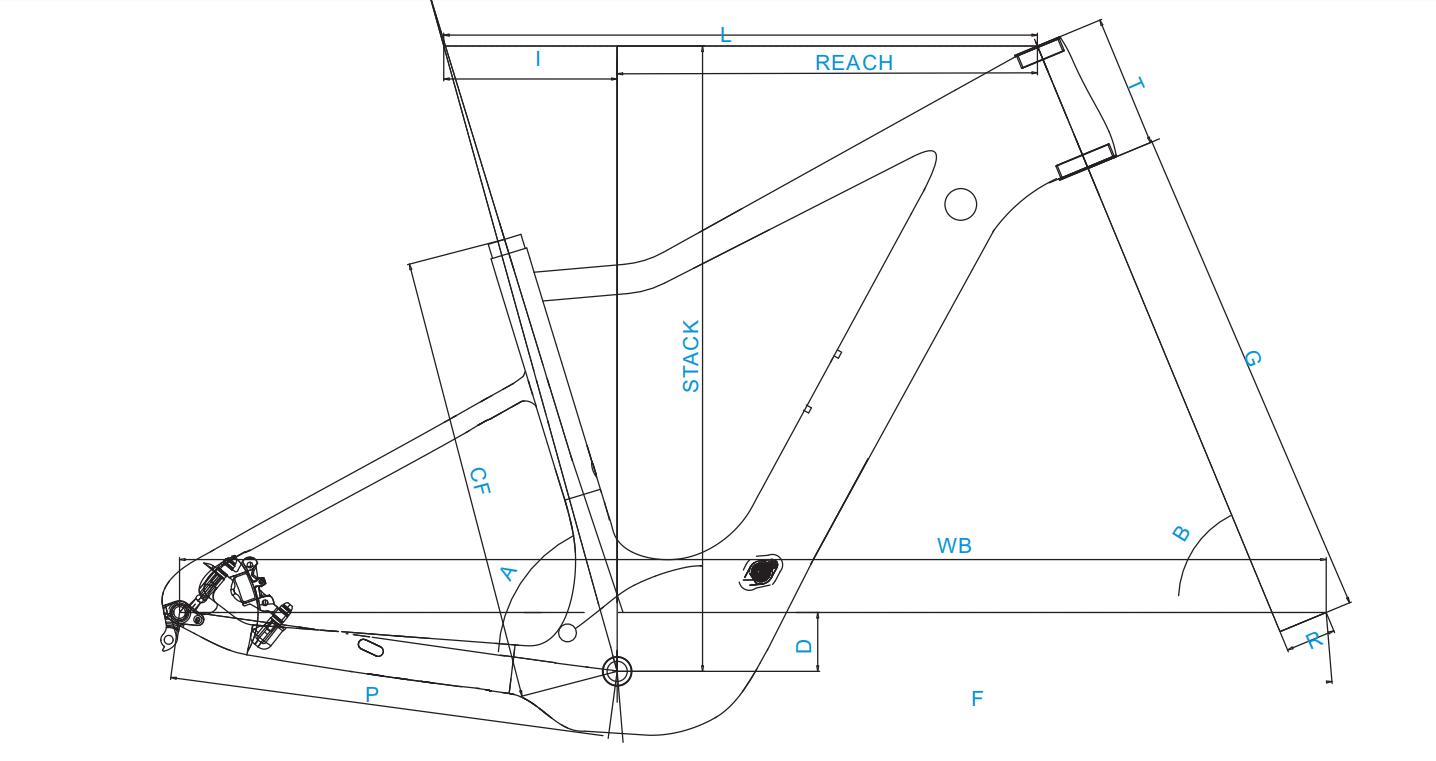 Vollgefederte Carbon-MTB-E-Bike-Rahmen