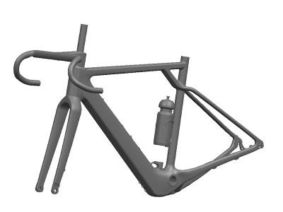 Gravel E Bike Frameset